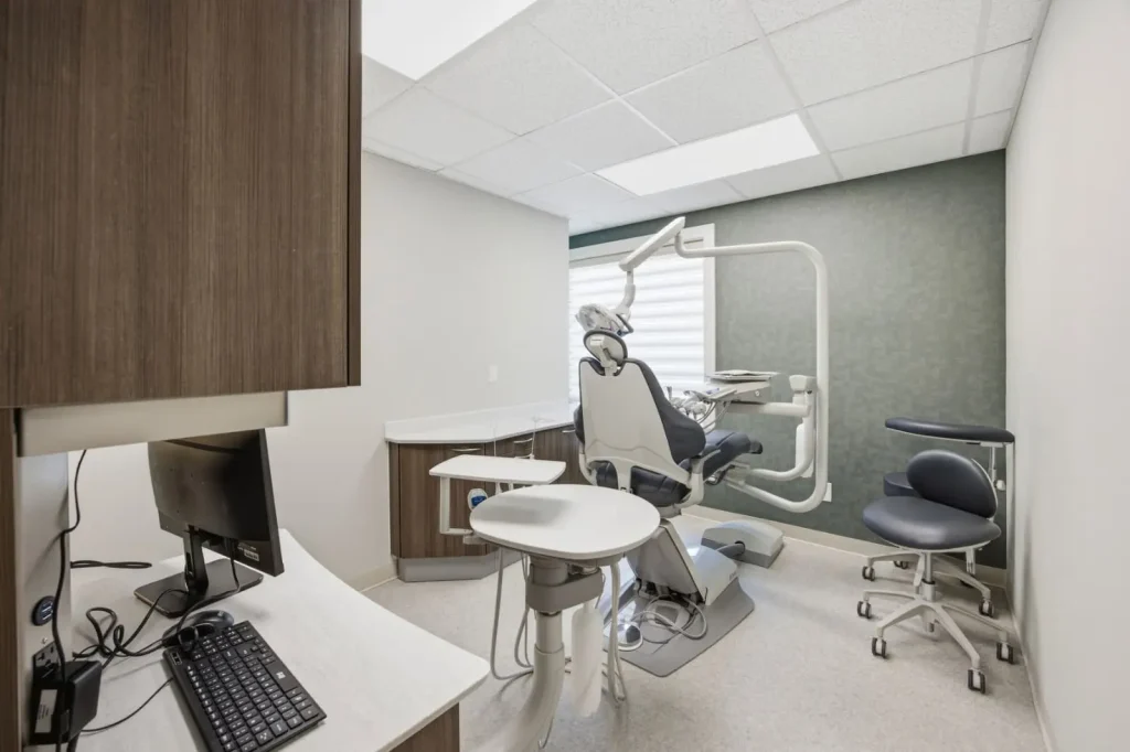 Private dental consultation room at Tacoma Dental Hub in Tacoma, WA.