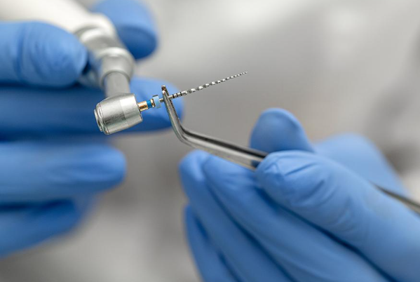 Root canal cleaning and treatment procedure